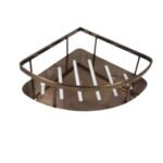 K3 Cp Corner Rack S.s 304 (215mm X 215mm) Rosegold (clays) - Cp Corner Rack S. S 304 Rosegold Clyas | Brass | Rose Gold | 10"10" | Clays