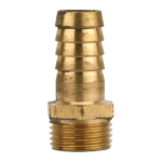 K3 Brass Nozzle Male Gas Geyser (1/2"x2/8") - Spare Parts Accessories | Yellow | Brass | 1/2"*2/8"