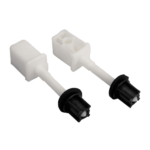 K3 Pvc Hinges Straight For Steel Rod Seat Cover - Toilet Seat Hinges | White | Pvc,ss | N/a