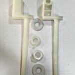K3 Pvc Hinges Steel Rod Left Right Long Legs - Steel Rod Left Right Long Legs | White | Pvc | N/a