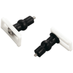 K3 Pvc Hinges One Piece Toilet Seat Cover ( Screw Push Type ) - Screw Push Type | White | Pvc,rubber | N/a