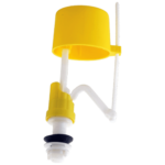K3 One Piece Toilet Seat Cup Ball Cock - Toilet Seat Accessories | White,yellow | Pvc | N/a