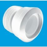 K3 Pvc Kholer Wall Hung Straight Bend (clifton ) - Toilet Seat Accessories | White | Pvc | N/a