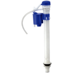 K3 One Piece Toilet Seat Adjustable Ball Cock - Toilet Seat Accessories | White,blue | Abs | N/a
