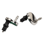 K3 S. S One Piece Toilet Seatcover Hinges Push Type ( Double Lock Long Spa ) - Toilet Seat Accessories | Chrome | Ss304 | N/a
