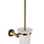 K3 Cp Gold Toilet Brush Holder (gilbart) - Toilet Brush Holder | Brass & Zincalloys | Gold