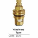 K3 Bib Cock Disc (1/2" -8.80) Hindware - Spare Parts Accessories | Yellow | Brass,stone & Silicon