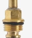 K3 Spendle 15mm Lock Type (heavy Bib Cock ) - Spare Parts Accessories | Yellow | Brass & Rubber