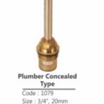 K3 Concealed Disc (3/4" -7.70) Plumber - Spare Parts Accessories | Yellow | Brass,stone & Silicon