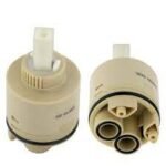 K3 Catridge 35mm Extended Single Lever Mixture - Spare Parts Accessories | White | Pvc,brass & Stone