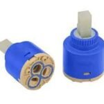 K3 Catridge 35mm Flat Single Lever Mixture - Spare Parts Accessories | Blue | Pvc,brass & Stone