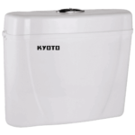 K3 Pvc Cistern Dual Push Button ( Sparkle) White - Concealed Tank | White | Pvc