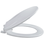 K3 One Piece Toilet Seat Cover Soft Close Without Jet Spray ( Stephy ) Ivory - Toilet Seat Cover | Ivory | Pvc