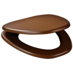K3 One Piece Toilet Seat Cover ( Wooden ) - Toilet Seat Cover | Wooden , Brown | Wooden, Brass