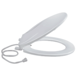 K3 One Piece Toilet Seat Cover Soft Close ( Stephy ) Ivory - Toilet Seat Cover | Ivory | Pvc