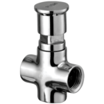 K3 Cp Brass Urinal Push Cock Three Way - Urinal Push Cock Three Way | Brass | Chrome