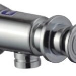 K3 Cp Push Cock Sleek - Sleek Push Cock | Brass | Chrome