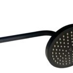 K3 BLACK MATT SHOWER ROUND 6" WITH ARM(FABIA)