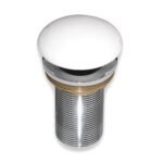 K3 WHITE CERAMIC POP UP WASTE COUPLING SS 1-1/4"x4"