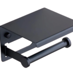K3 SS304 PAPER HOLDER CARRENS BLACK WITH MOBILE HOLDER