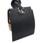 K3 Toilet Paper Holder With Flap (billboard) - Billboard | 204 Stainless Steel | Black