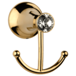 K3 Robe Hook(gilbart) - Gilbart | Brass & Zinc Alloy | Gold