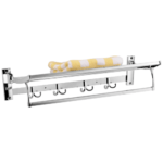 K3 S.s& Brass Zinc Alloys Folding Towel Rack (cuba) - Folding Towel Rack | Ss&brass Zincalloys | Chrome
