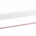 K3 TOWEL RAIL WHITE ROSEGOLD (WORTON)