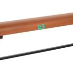 K3  WOODEN BLACK TOWEL RAIL ( BARDON)