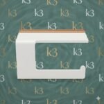 K3 PAPER HOLDER WHITE ROSEGOLD WORTON
